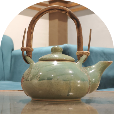 sage tea kettle set
