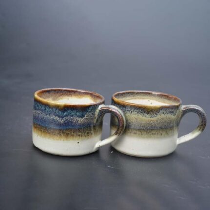ceramic cup for tea mist white tea cup